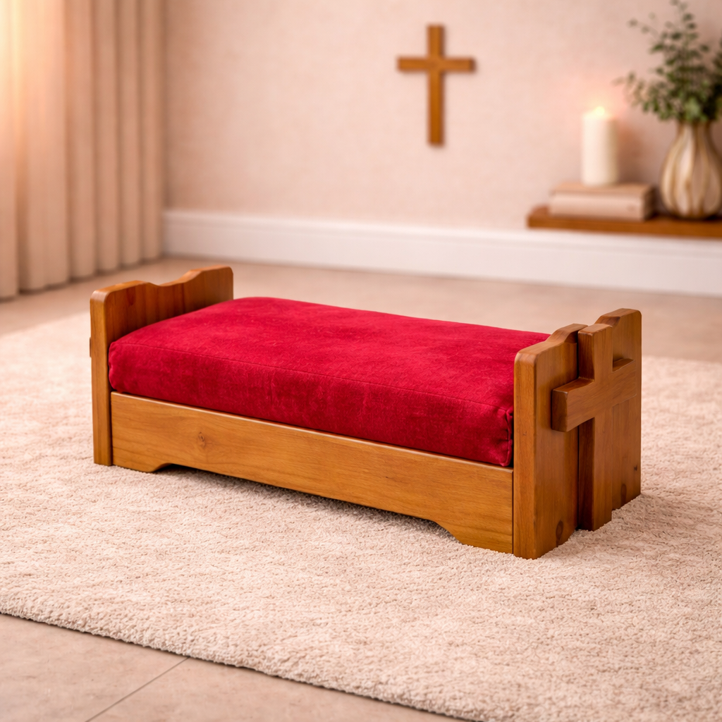 Ajoelhador com Crucifixo Esculpido®