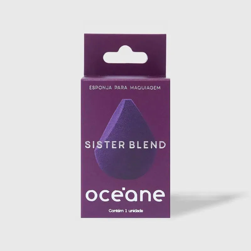 Kit Esponjas de Maquiagem - Flat Blend e Sister Blend Roxa Océane