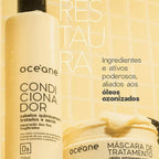 Kit Shampoo + Condicionador e Máscara para Cabelos Quimicamente Tratados