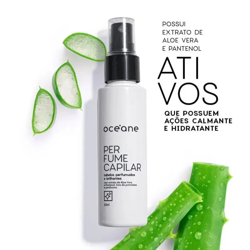 Kit Cabelo de Salão - Reconstrutor + Protetor Térmico + Óleo Finalizador + Perfume