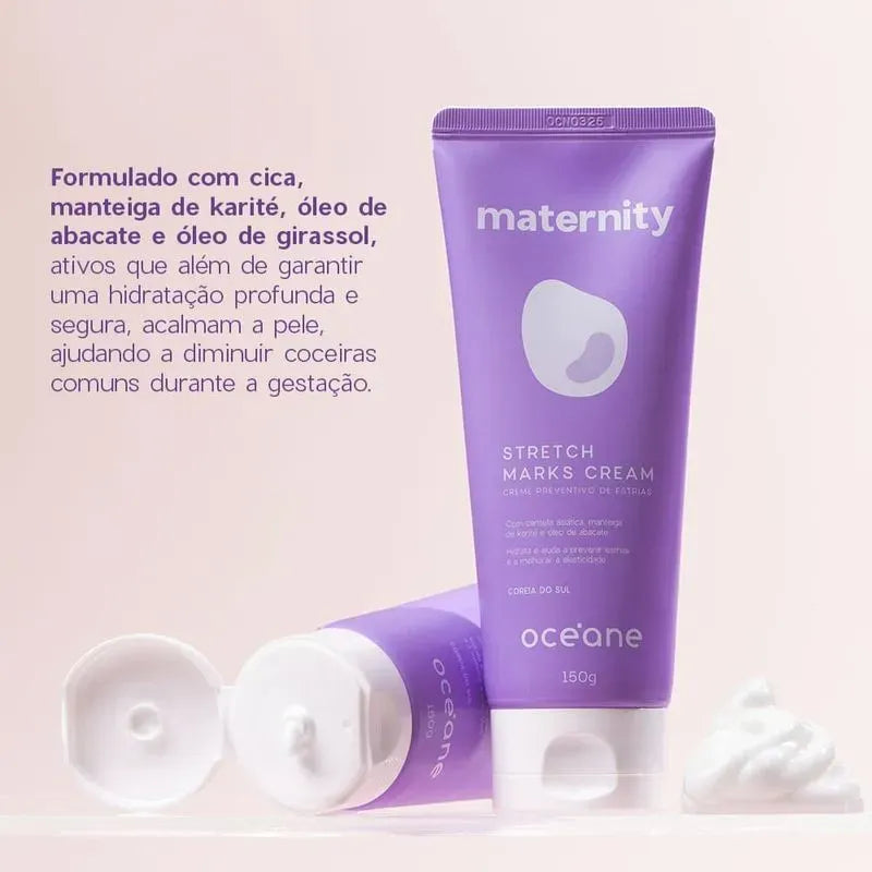 Kit Creme Preventivo de Estrias + Óleo Preventivo de Estrias para Gestantes
