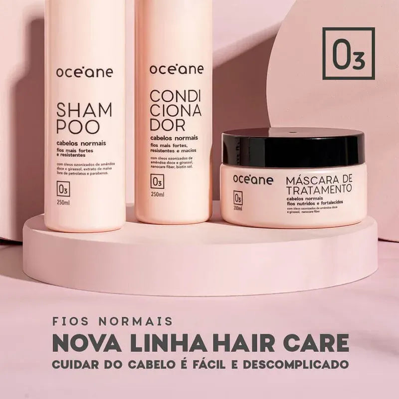 Kit Completo para Cabelos Normais (shampoo + Condicionador + Máscara)