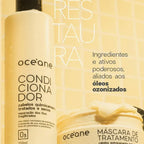 Kit Shampoo + Condicionador + Máscara de Tratamento para Cabelos Quimicamente Tratados + Reconstruto