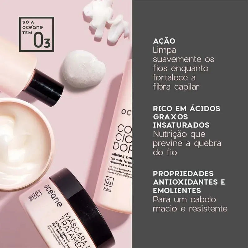 Kit Completo para Cabelos Normais (shampoo + Condicionador + Máscara)