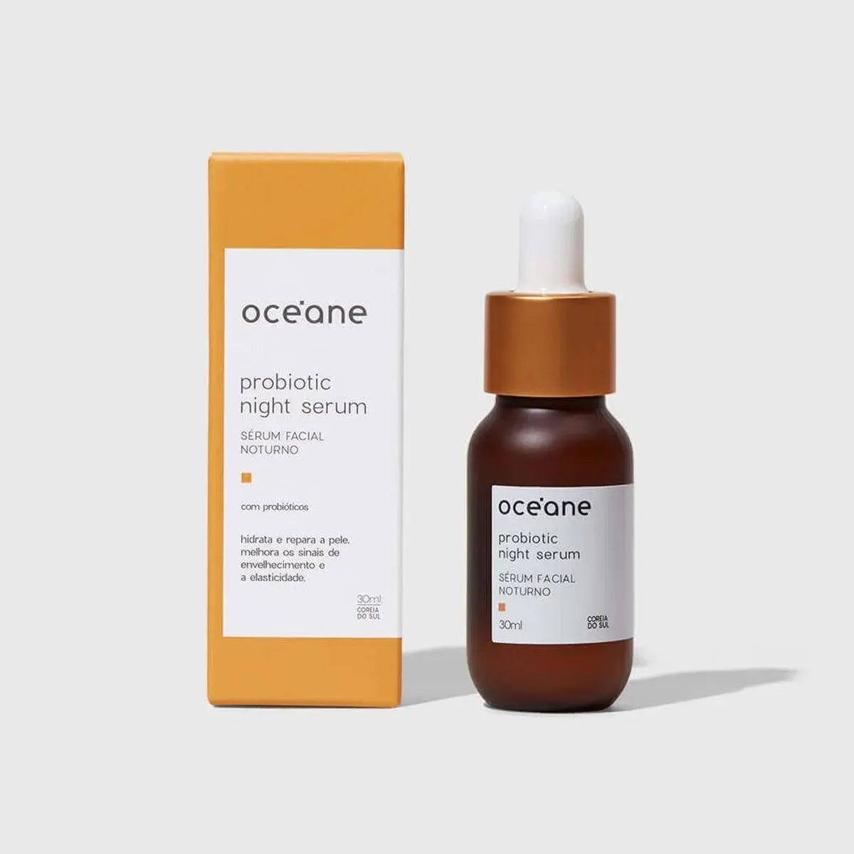 Kit Sérum Noturno + Gel Hidratante Facial com Probióticos