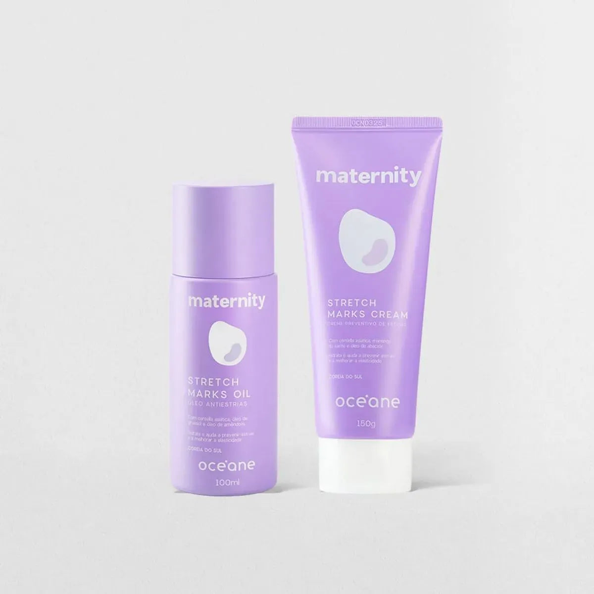 Kit Creme Preventivo de Estrias + Óleo Preventivo de Estrias para Gestantes