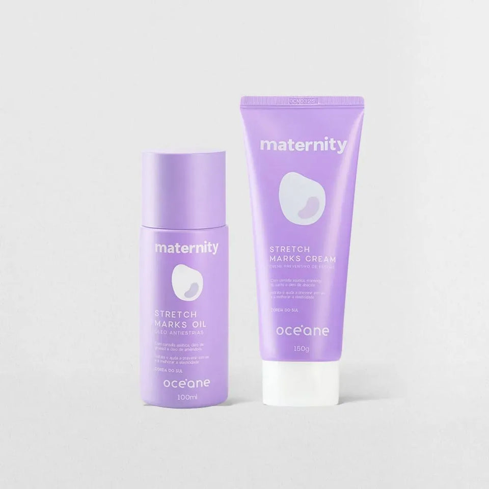 Kit Creme Preventivo de Estrias + Óleo Preventivo de Estrias para Gestantes