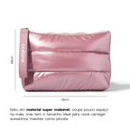 Kit Nécessaire Puffer + Desodorante + Creme para Mãos + Bruma Facial Travel