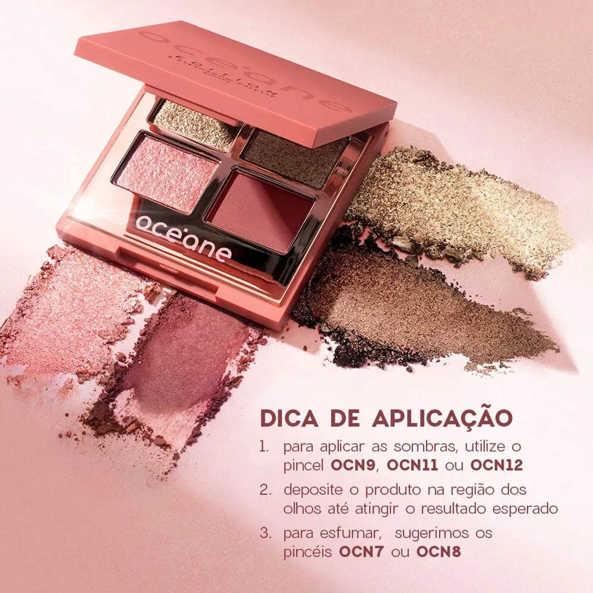 Kit Trio Glossy Rosé Pink - Paleta + Batom + Blush