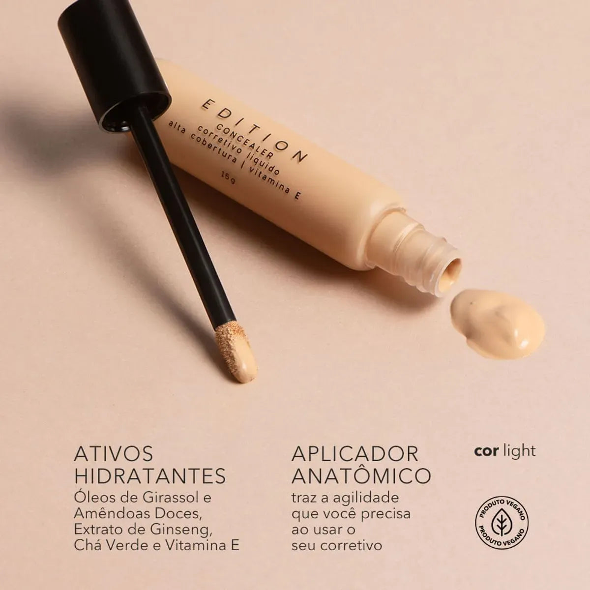 Kit Base Líquida 210l + Corretivo Líquido Light Océane Edition